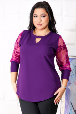 Bluza Eleganta Freia Mov - 44Marimea foto