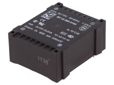 Transformator &amp;icirc;ncapsulat 6VA 15V foto