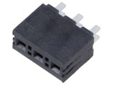 Conector şiruri pini soclu tată SAMTEC PIN: 3 drept 3,96mm THT 1x3