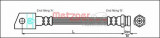 Conducta / cablu frana OPEL FRONTERA A (5_MWL4) (1992 - 1998) METZGER 4114749