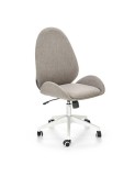 Scaun birou HM Falcao, stofa, mecanism de balans, rotativ, baza polipropilena, inaltime reglabila, 100 kg, gri