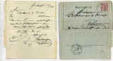 Austria &Ouml;sterreich 1891 Postal Stationery Card, F&uuml;rstenfeld to Wien D.069