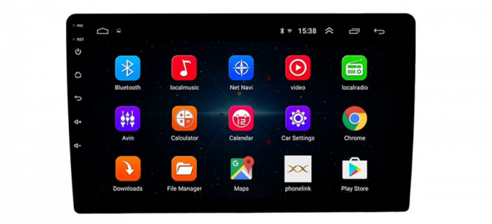Navigatie Auto Android, Ecran 10 inch cu Bluetooth