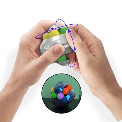 Spinner-puzzle rotativ GOBI aluminiu Anti-stres magicball foto