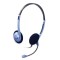 CASTI Genius, &quot;HS-02B&quot;, cu fir, standard, utilizare multimedia, microfon pe brat, conectare prin Jack 3.5 mm x 2, albastru, &quot;31710037100&quot;, (timbru ver