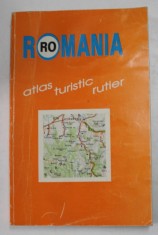 ROMANIA , ATLAS TURISTIC RUTIER , de DRAGOMIR VASILE ...CIOBANU GHEORGHE , ANII &#039;90