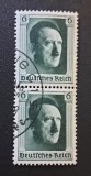 Germania / Al Treilea Reich 1941 - Pereche Verticală Unită de 2 Timbre &bdquo;Adolf Hitler - 6 Pfennig&rdquo; -PV1