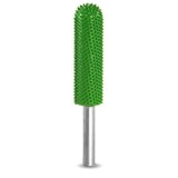 Biax sculptura lemn SABURR - Cap semirotund 1/2&quot; X 2&quot;, Granulatie Saburr ASPRA - VERDE