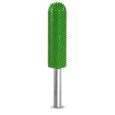 Biax sculptura lemn SABURR - Cap semirotund 1/2&quot; X 2&quot;, Granulatie Saburr ASPRA - VERDE