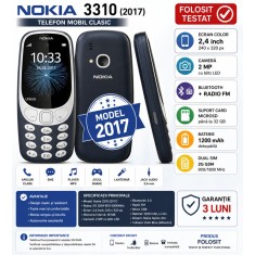 Telefon Nokia 3310 (2017) Albastru , Folosit