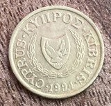 C50 CL 1 - Moneda foarte veche - Cipru - 1 cent - 1994