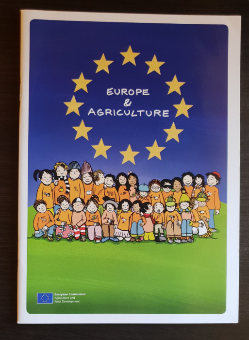 Europe &amp; Agriculture (carte educativă pentru copii cu abțibilduri)