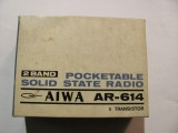 CY Cutie originala carton tare pt. Radio Tranzistor de buzunar AIWA model AR-614