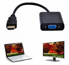 adaptor convertor HDMI - VGA 1080p digital - analog foto