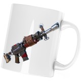 Cana alba personalizata &quot;Fortnite Makeshift Rifle&quot;, INOVATIX&reg;. 330ml, Oem