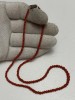 Colier Coral Natural Rosu Bilute 50cm Vintage Bijuterie Handmade