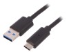 Cablu USB 3.0 USB-A la USB-C 1,2m, QOLTEC