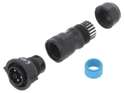 Conector circular mufă tată 5 PIN foto