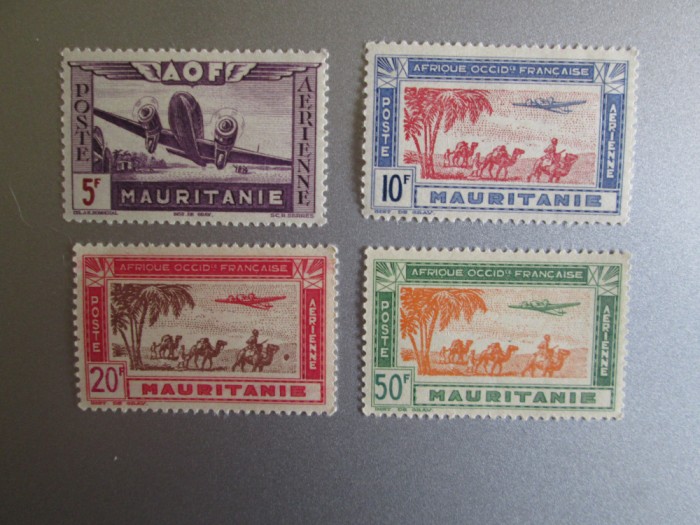 MAURITANIA FRANCEZA SERIE MNH/MH=209