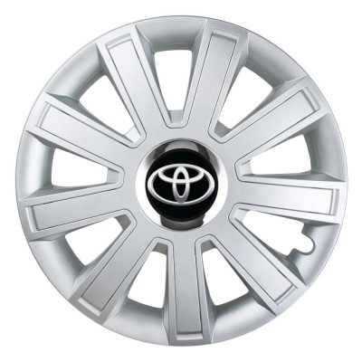 Set 4 Capace Roti, potrivite jantelor de R15, pentru Toyota, model flash cromat foto
