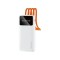 Dudao K6Pro Power Bank universal de 10000 mAh cu cablu USB, USB tip C, alb fulger (K6Pro-alb)