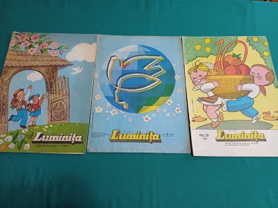 LOT 3 REVISTE LUMINIȚA * ANUL 1982, NR. 3,6, 10 * 010 foto