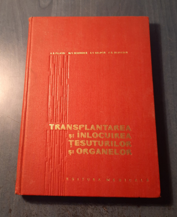 Transplantarea si inlocuirea tesuturilor si organelor A. Filatov V. Beringher