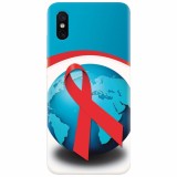 Husa silicon pentru Xiaomi Mi 8 Pro, World Aids Day