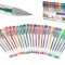 Set 25 piese, Pixuri cu gel multicolor cu sclipici (glitter)