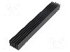 Radiator extrudat, aluminiu, 150mm x 21mm, neagra, FISCHER ELEKTRONIK - SK 653 150 SA foto