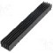 Radiator extrudat, aluminiu, 150mm x 21mm, neagra, FISCHER ELEKTRONIK - SK 653 150 SA