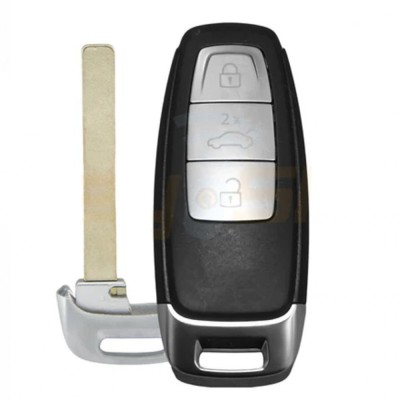 Carcasa Cheie Auto Techstar, Compatibila cu Audi modele A6 C8, A7, A8, Q8, 3 butoane foto