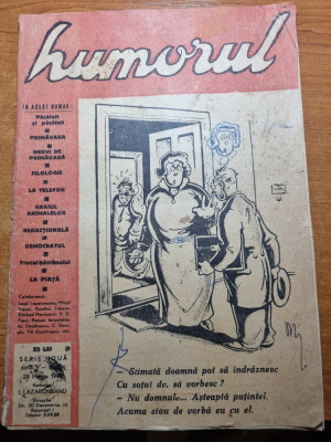 revista umoristica humorul 28 martie 1948 foto