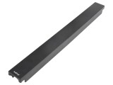 Capac de protec&Aring;&pound;ie 1U negru pentru carcase 19 inch - LANBERG