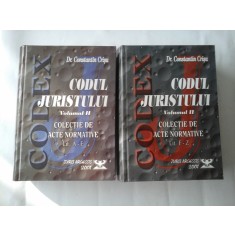 CODUL JURISTULUI ( 2 VOL ) - DR. CONSTANTIN CRISU