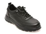 Pantofi sport BITE THE BULLET negri, 86509, din piele naturala