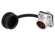 Soclu SF12 tata 9 PIN IP67 3A 125V foto