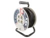 Prelungitor alimentare 3x1,5mm2 KEL cu 4 prize bobinat PVC negru