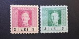 Ocupația Austro-Ungară &icirc;n Rom&acirc;nia / K.u.K. Feldpost-1917&ndash;1918 Supratipar "LEI" - Valori Mari: 2 Lei &amp; 3 Lei (Kaiserul Carol I) - Cod: -TG1