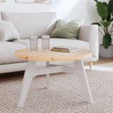 VidaXL Blat de masă rotund, &Oslash;70x3 cm, lemn masiv de pin