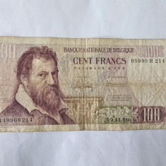Belgia 100 Francs 1966