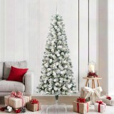 VidaXL Brad de Crăciun artificial cu ramuri articulare 210 cm PVC 3395609