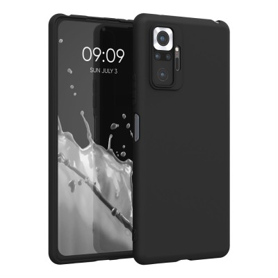 Husa pentru Xiaomi Redmi Note 10 Pro, Silicon, Negru, 54551.47 foto