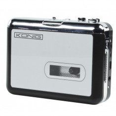 Convertor caseta la MP3 Konig, USB, Gri foto