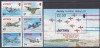 Jersey 2007 - Istoria aviației, Serie + Colita, MNH, Nestampilat
