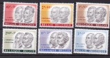 Belgia 1961 personalitati MI 1236-1241 MNH