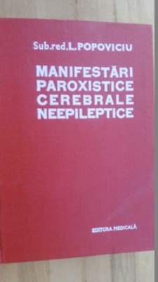 Manifestari paroxistice cerebrale neeliptice- L.Popoviciu foto