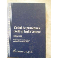 Codul De Procedura Civila Si Legile Conexe - C.c. Dinu ,268086