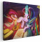 Tablou afis Micul Meu Ponei My Little Pony desene animate 2219 Tablou canvas pe panza CU RAMA 20x30 cm