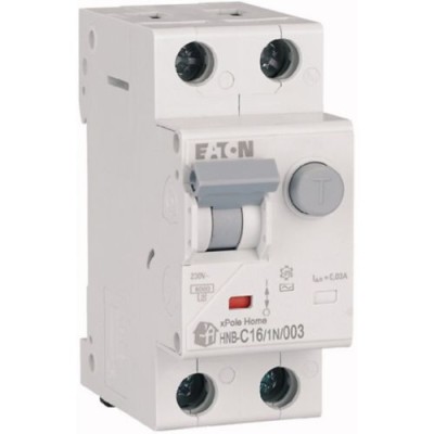 Diferential 16A 1P+N C 30mA 6kA Xpole Eaton HNB-C16 1N 003 foto